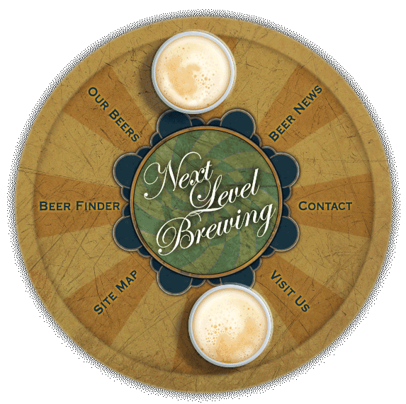 Beer Tray Links to Web Page